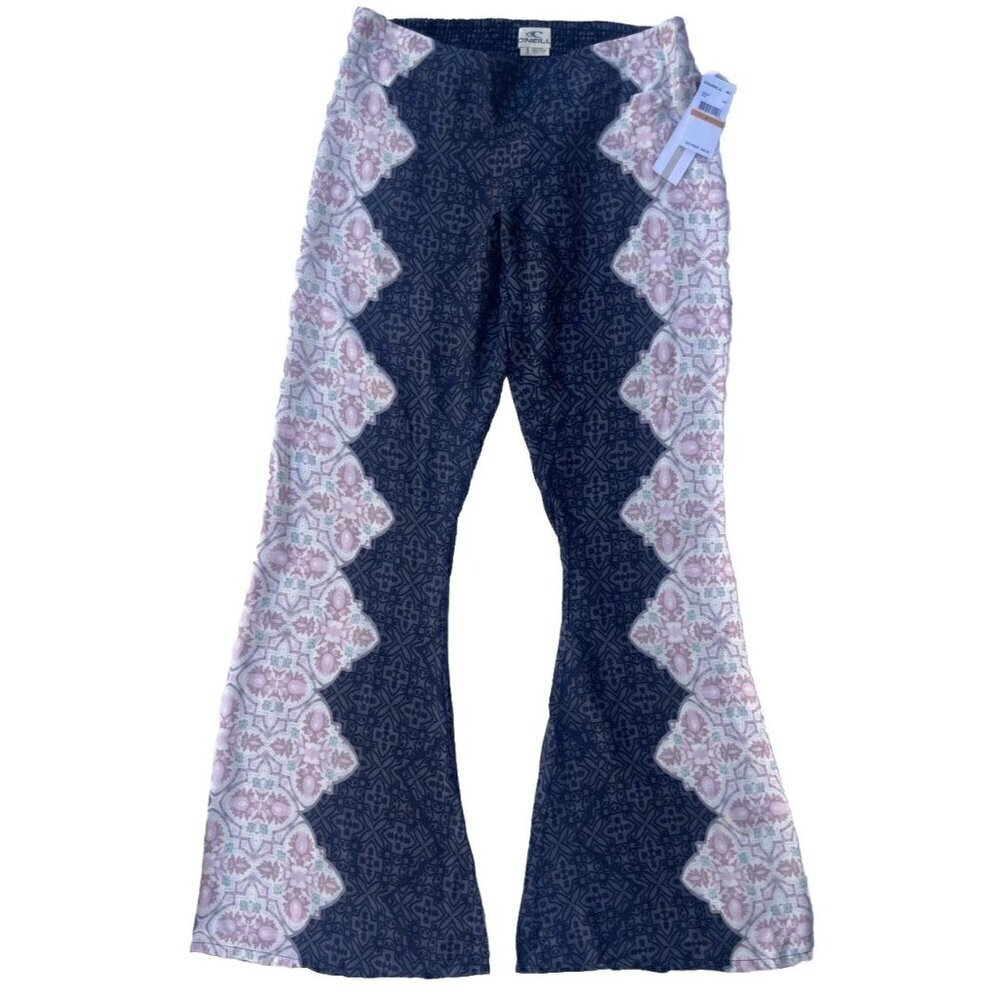 O'Neill Women's Floral Casual Summer Wide Leg Pant Size Small